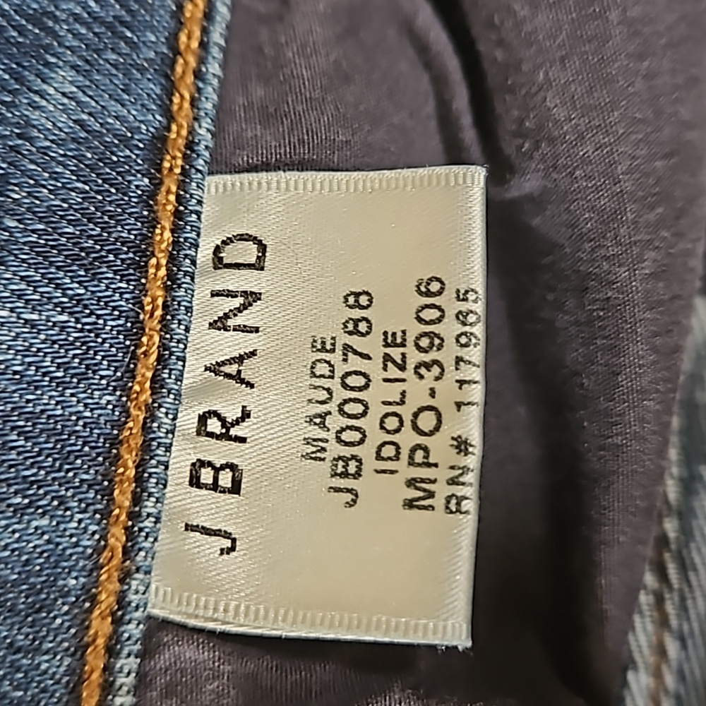 J Brand Maude Idolize Midrise Indigo Denim Skinny Jeans Size 30 - Picture 6 of 8